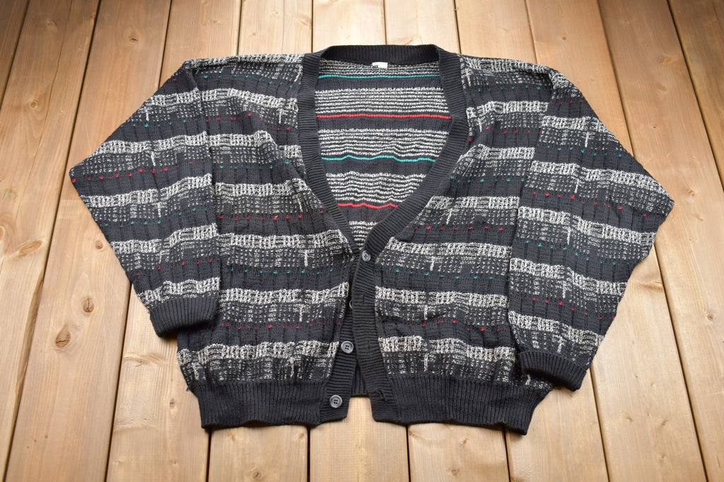 Vintage 1990s Striped Knitted Sweater