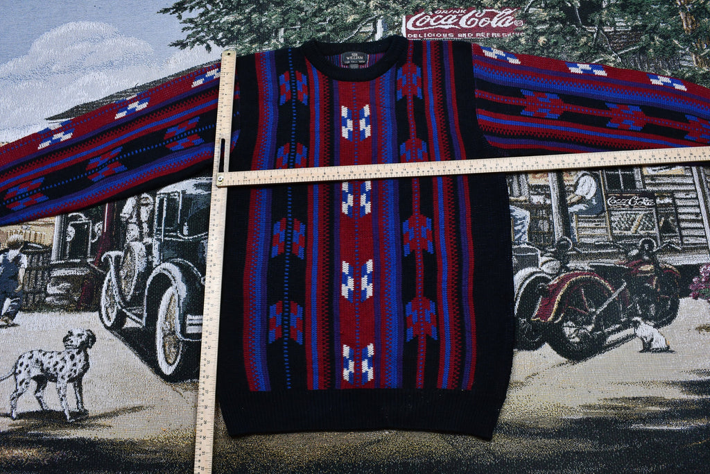Vintage 1990s Sir WIlliam 3D Knit Sweater