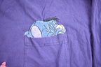 Vintage 1990s Winnie The Pooh Disney Store Piglet Eeyore Embroidered Disney Crewneck