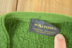 Vintage 1970s Arrow Kurt Cobain Cardigan Knit Abstract Pattern Crewneck Sweater Mens L