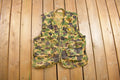 Vintage 1970s Saf T Bak Camo Hunting Vest