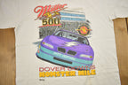 Vintage 1996 Miller 500 Dover Downs Monster Mile NASCAR Racing T-Shirt