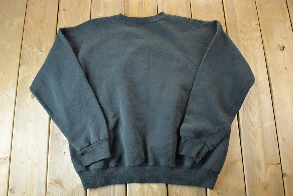 Vintage 1990s CRB Crusaders Lee Heavy Weight Embroidered Crewneck Sweatshirt / 90s Crewneck / Souvenir Sweater / Streetwear