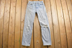 Vintage 1990s Levi's 501 Red Tab Denim Jeans Size 28 x 30
