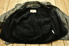 Vintage 1980s Oleg Cassini Leather Biker Jacket