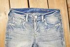 Vintage Deadstock Y2K Grace LA Bedazzled Low Rise Jeans Women's Size 27 x 32