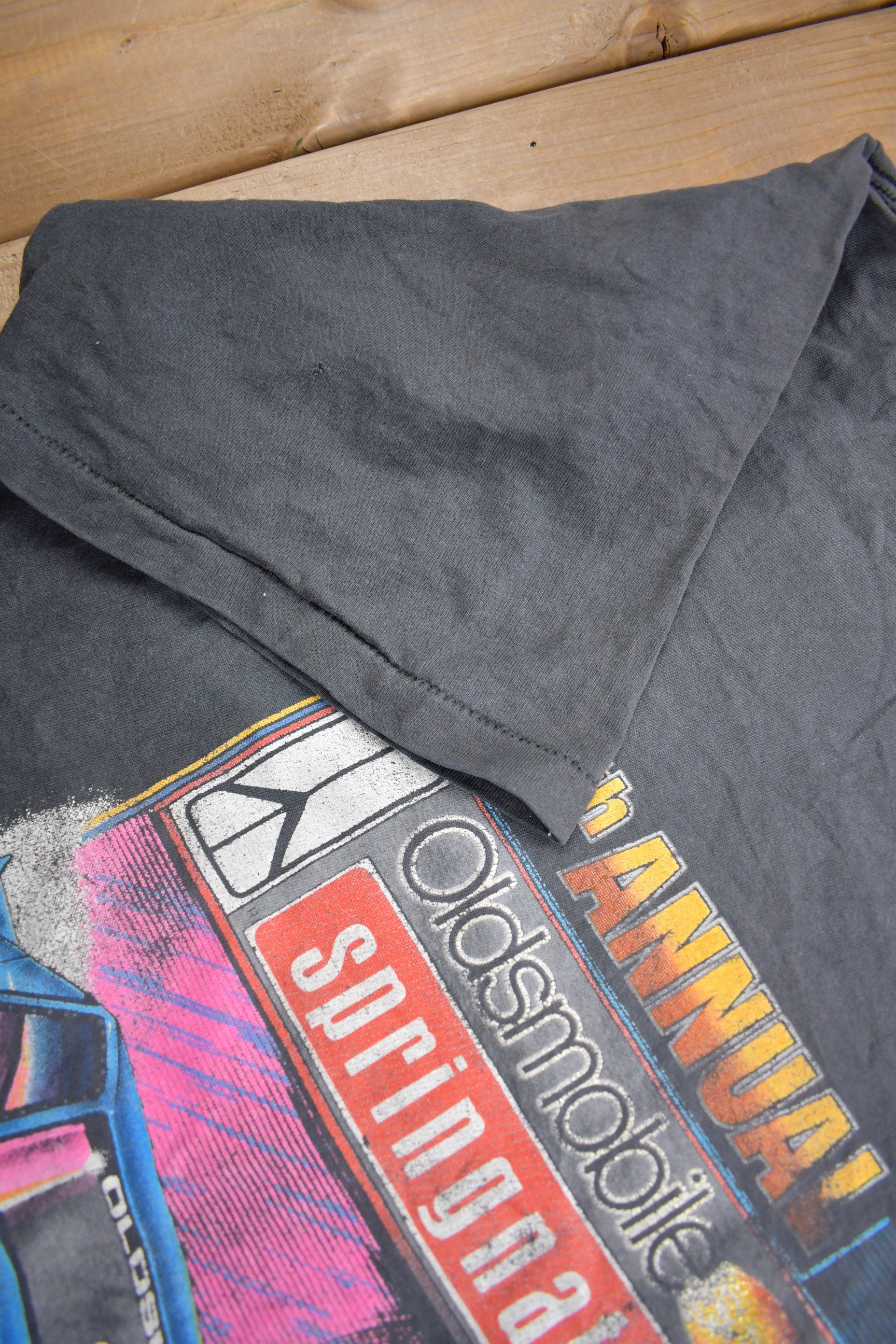 Vintage 1993 National Hot Rod Association Spring Nationals Graphic T Shirt