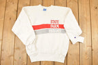 Vintage 1980s Champion State Farm Insurance Graphic Print Crewneck Sweatshirt Men's M