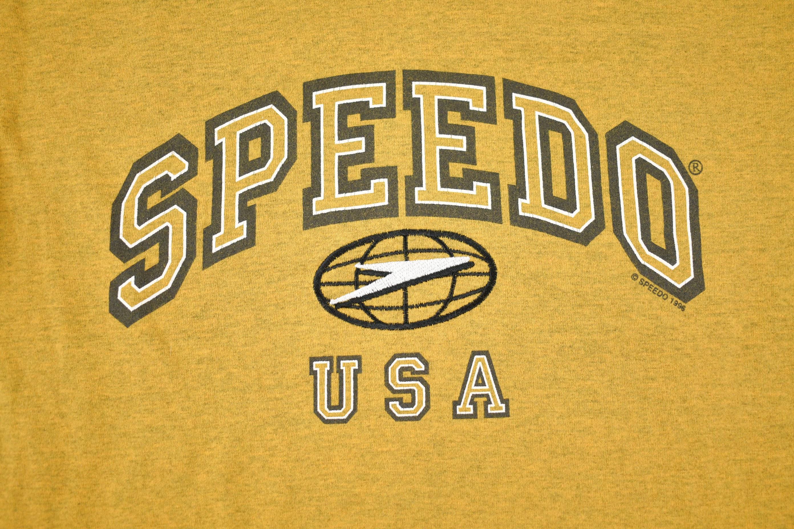 Vintage 1996 Speedo USA Graphic T-Shirt Made In USA