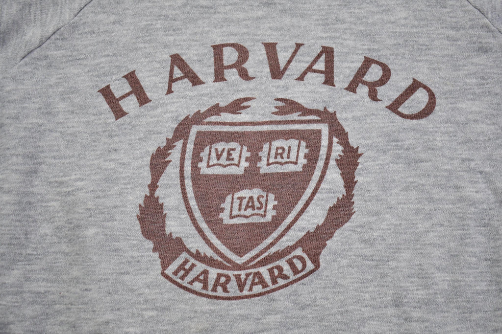 Vintage 1970s Champion Havard University Crewneck Made In USA - Small