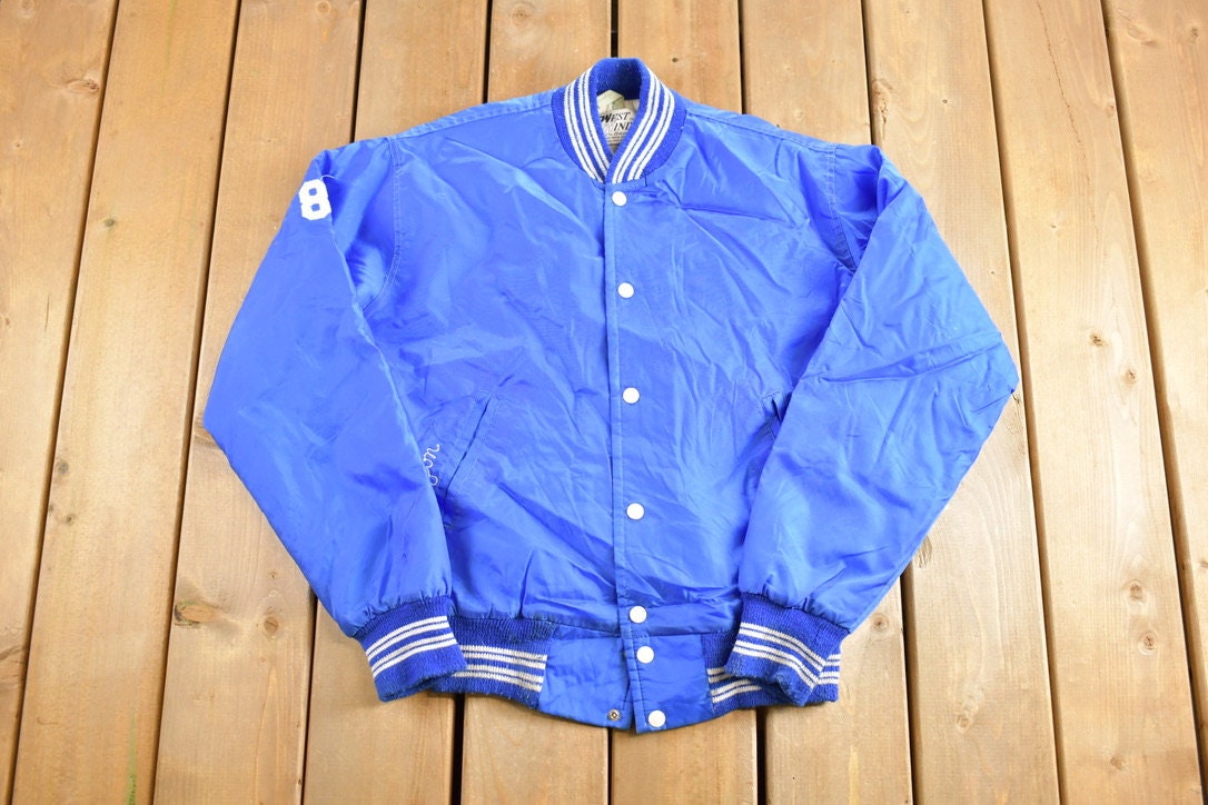 Vintage 1980s Central West Wind Collegiate Jacket