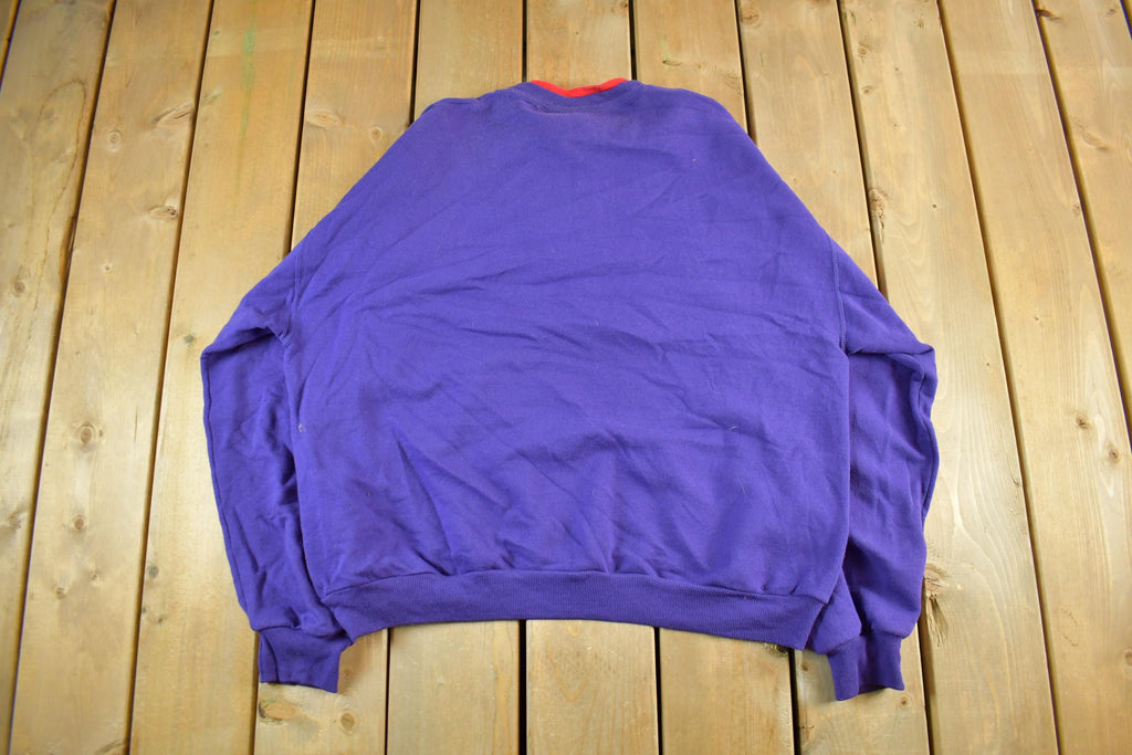Vintage 1990s Morning Sun Rhinestone Hat Graphic Crewneck Adult 2X