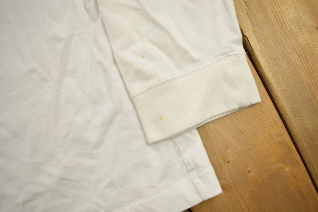 Vintage Y2K Nike Mini Swoosh White Mockneck Shirt