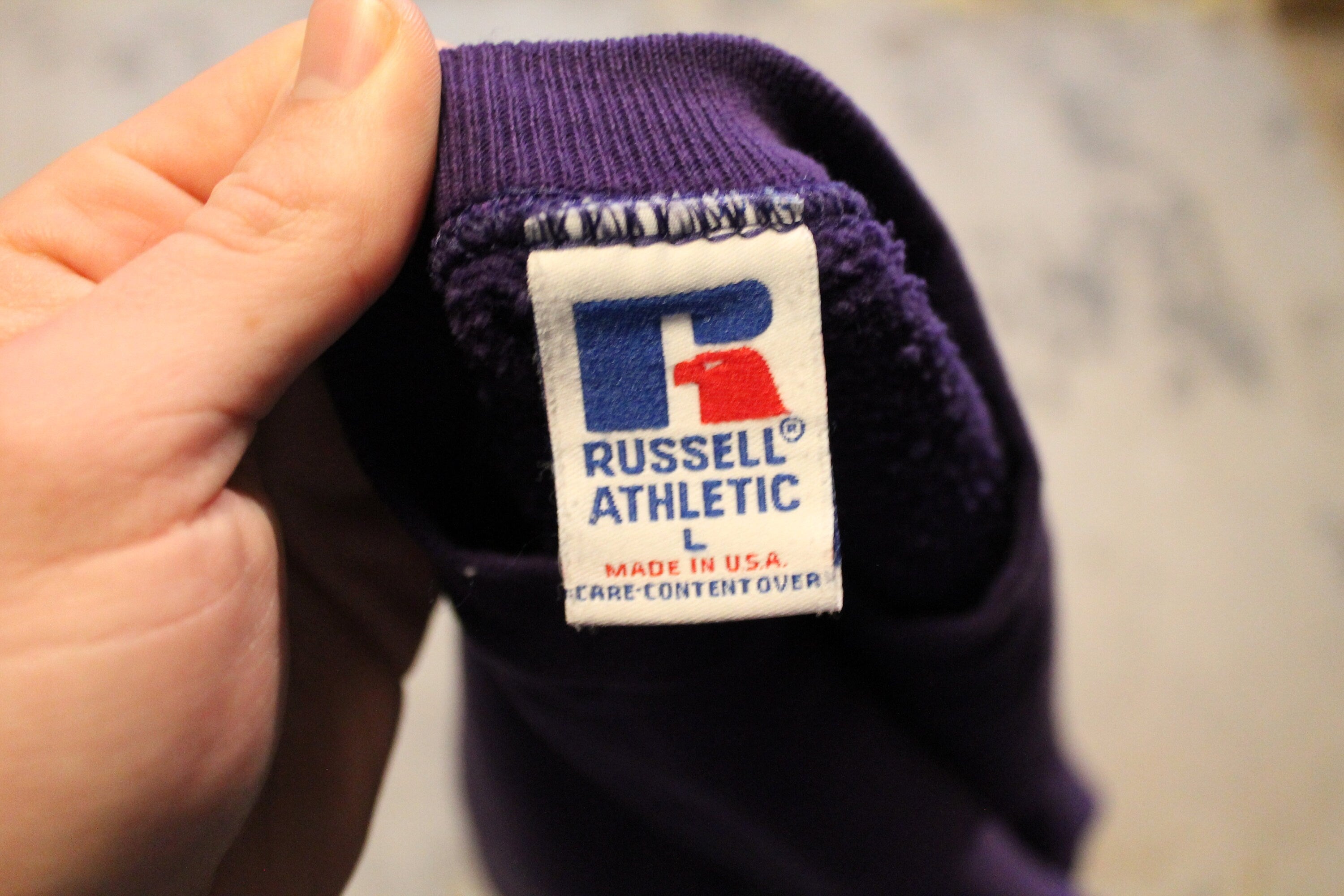 Vintage 1990s Russell Athletics Blank Crewneck