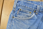 Vintage 1990s Carhartt Flannel Lined Denim Jeans Men's 34 x 31