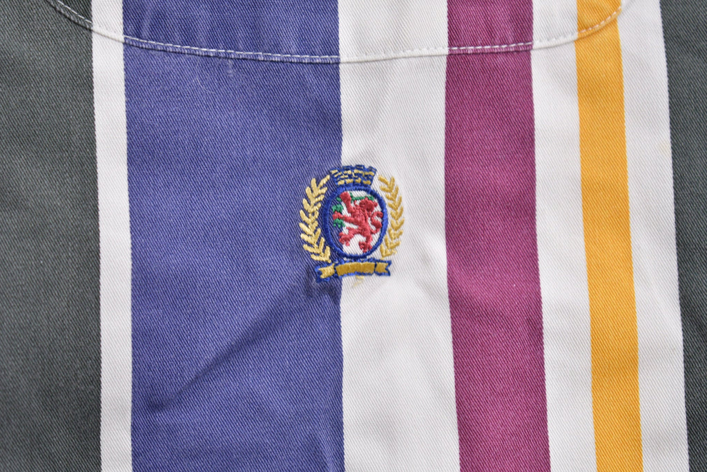 Vintage 1990s Tommy Hilfiger Striped Button Up Shirt
