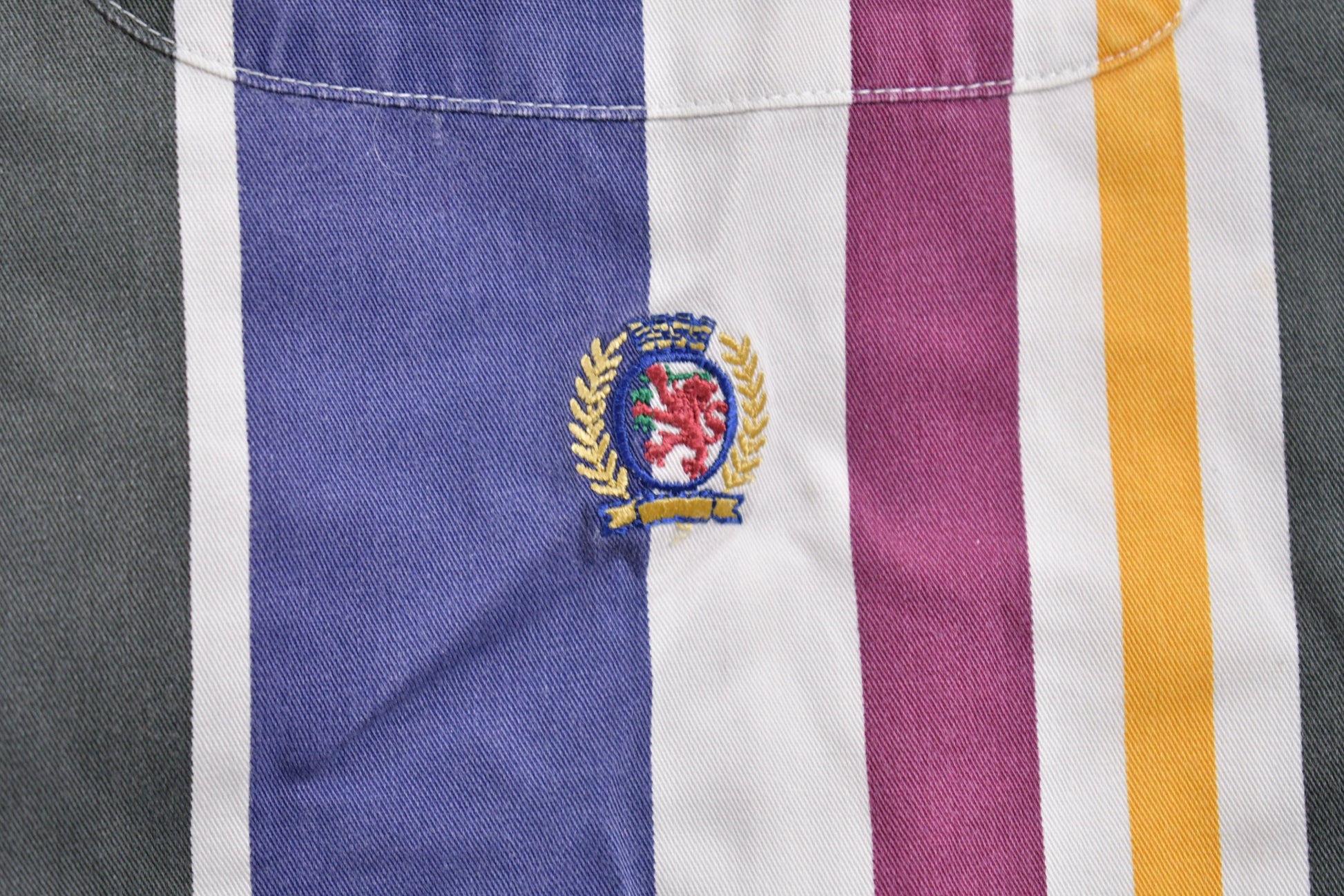 Vintage 1990s Tommy Hilfiger Striped Button Up Shirt