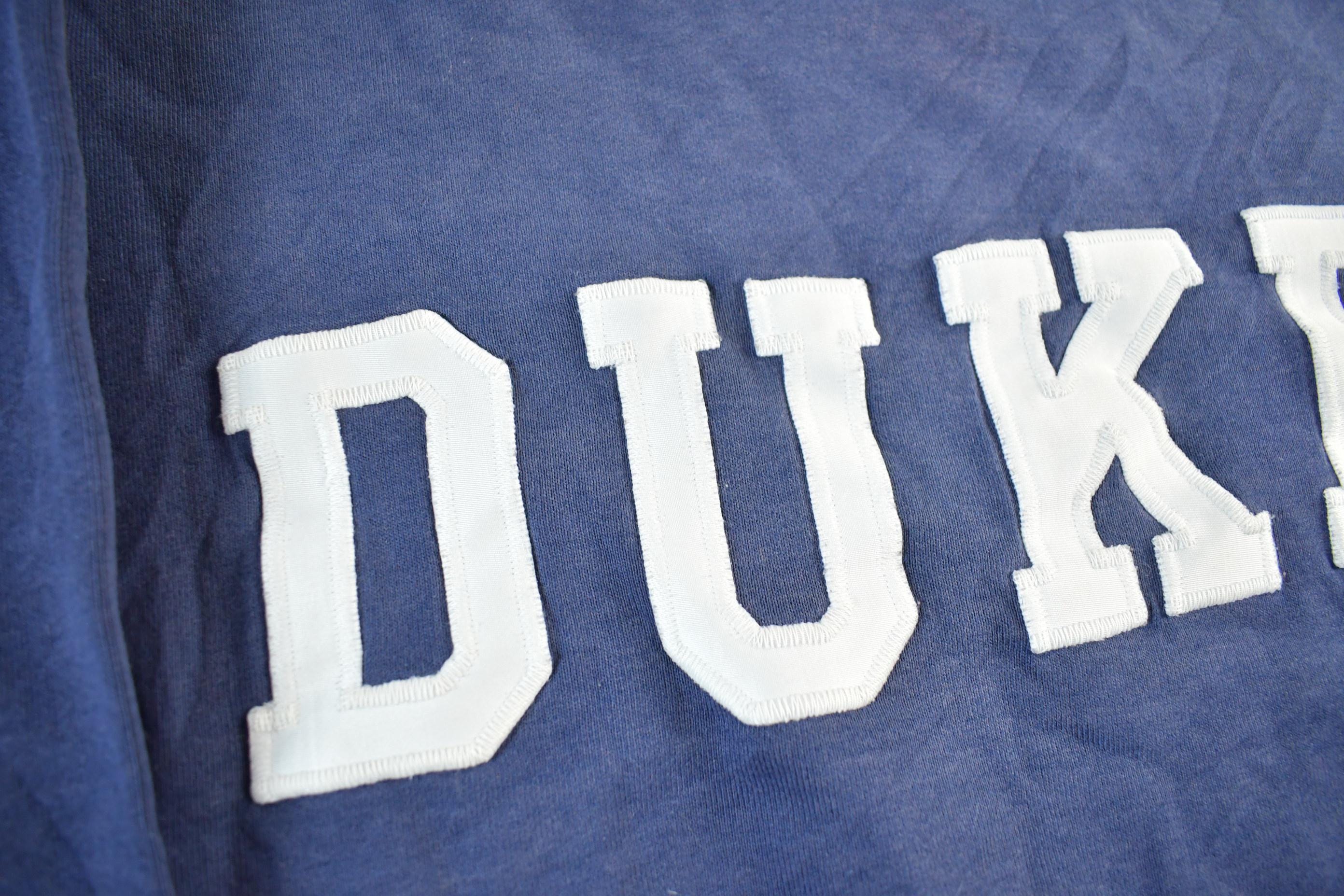 Vintage 1980s Duke University Collegiate Crewneck Sweatshirt Men's Large