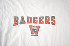 Vintage 1990s Wisconsin Badgers Collegiate Graphic T-Shirt Made In USA