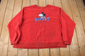 Vintage 1990s Mickey Mouse Embroidered Disney Fleece Crewneck