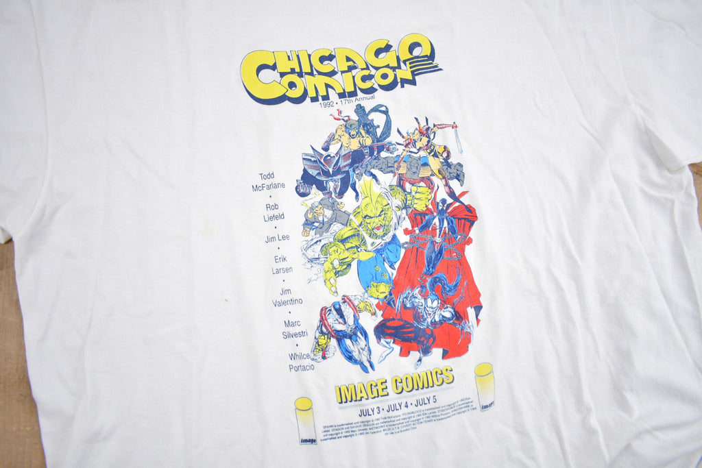 Vintage 1992 Chicago Comicon Promo T-shirt
