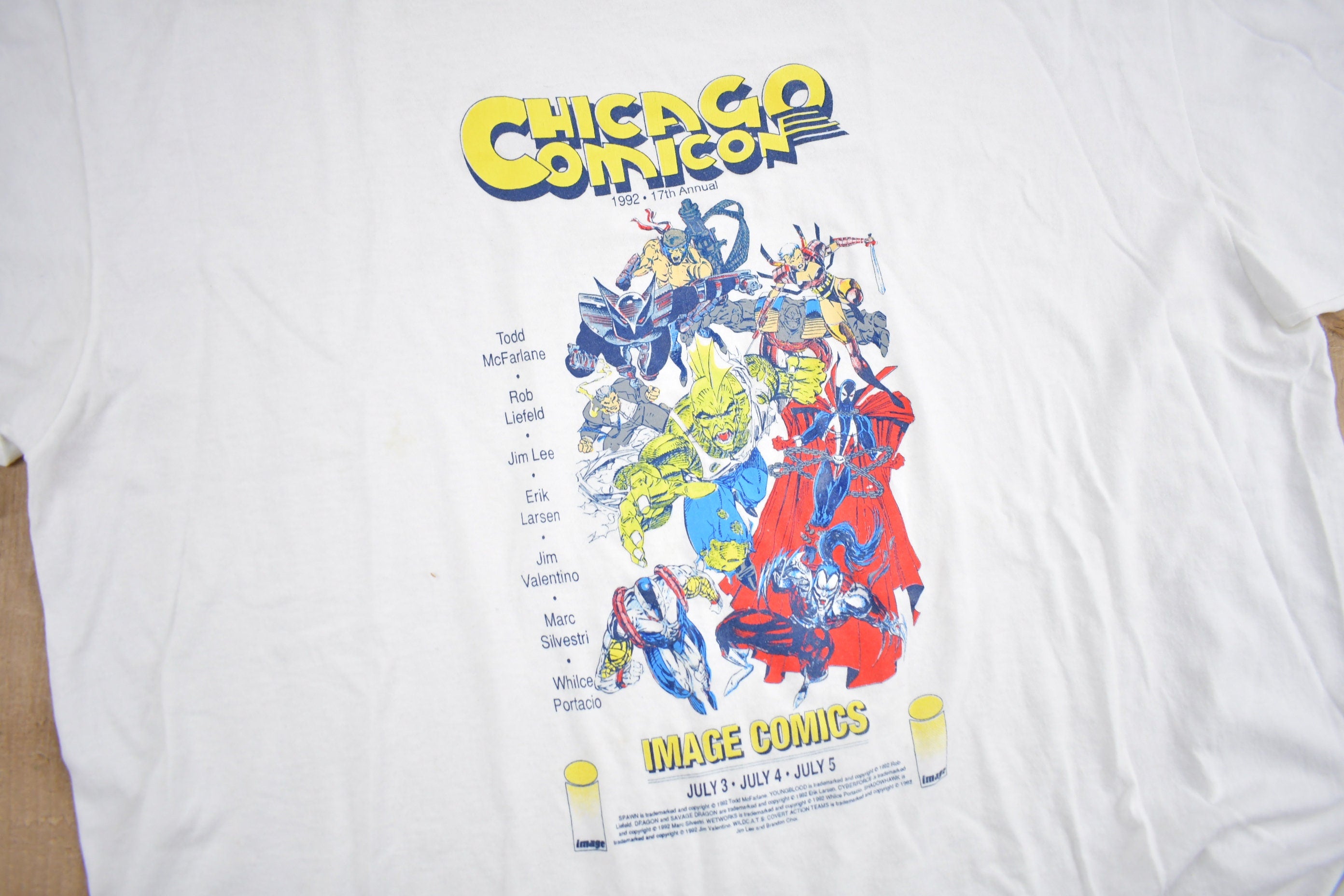 Vintage 1992 Chicago Comicon Promo T-shirt