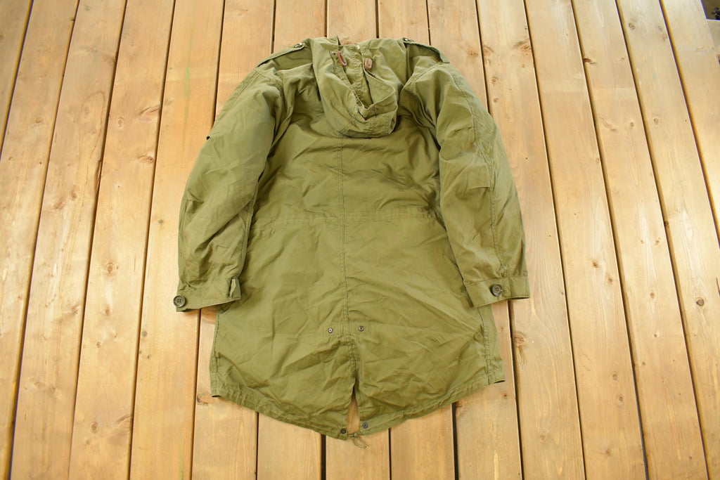 Vintage 1951 Cold Weather Combat Military Parka Jacket Men's S