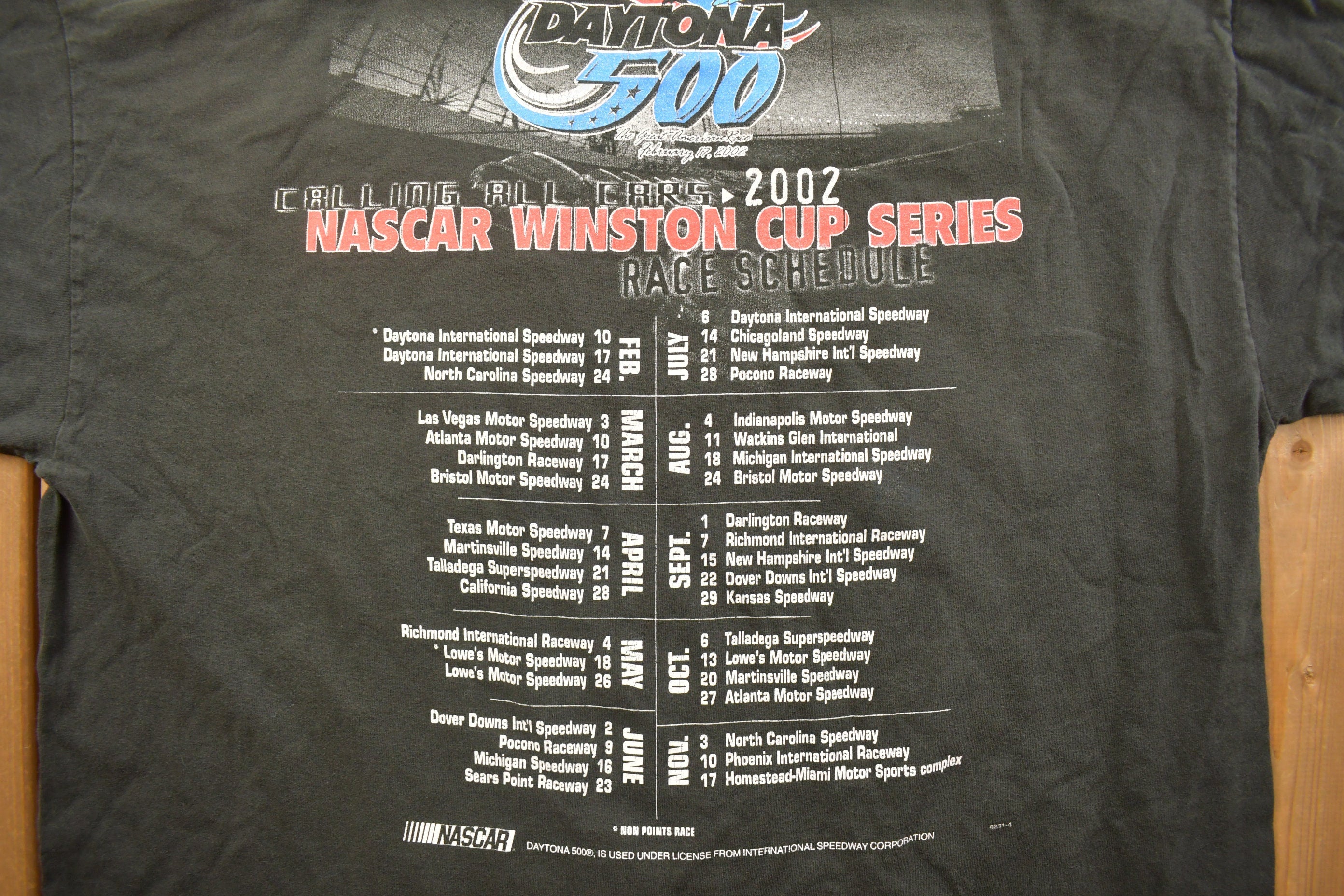 Vintage 2002 Winston Cup Series NASCAR Racing T-Shirt