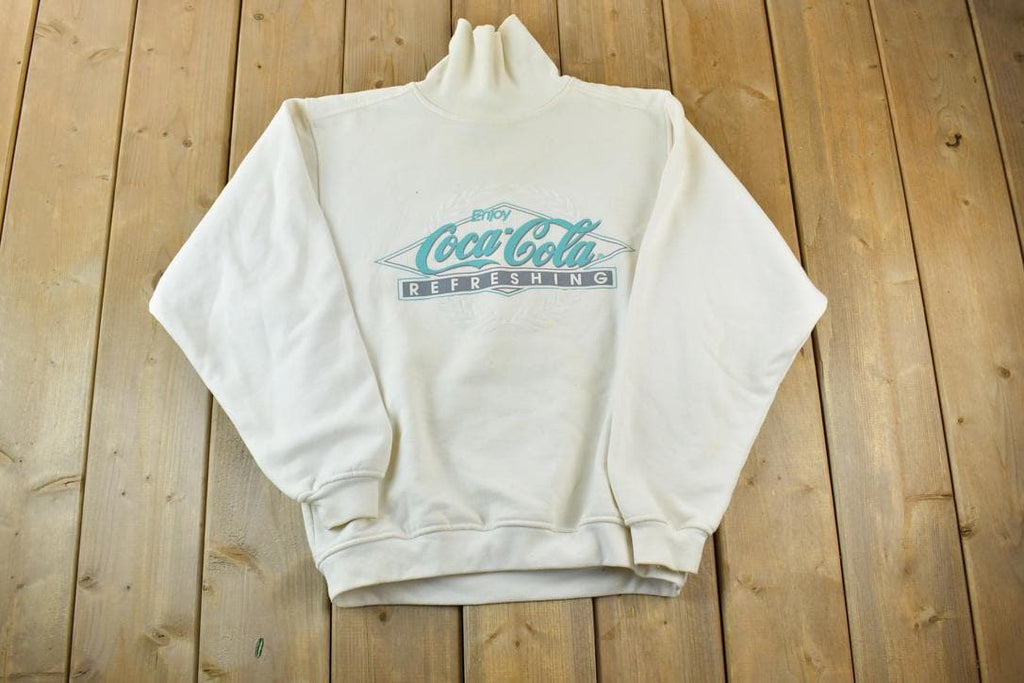 Vintage 1990s Coca Cola Crewneck Sweatshirt Made In USA