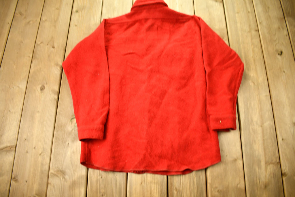 Vintage 1980s Frost Proof Wool Button Up Shirt