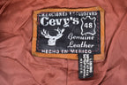 Vintage 1980s Cevys Brown Leather Vest
