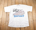 Vintage 1990s Map of Kentucky Souvenir T Shirt Size XL