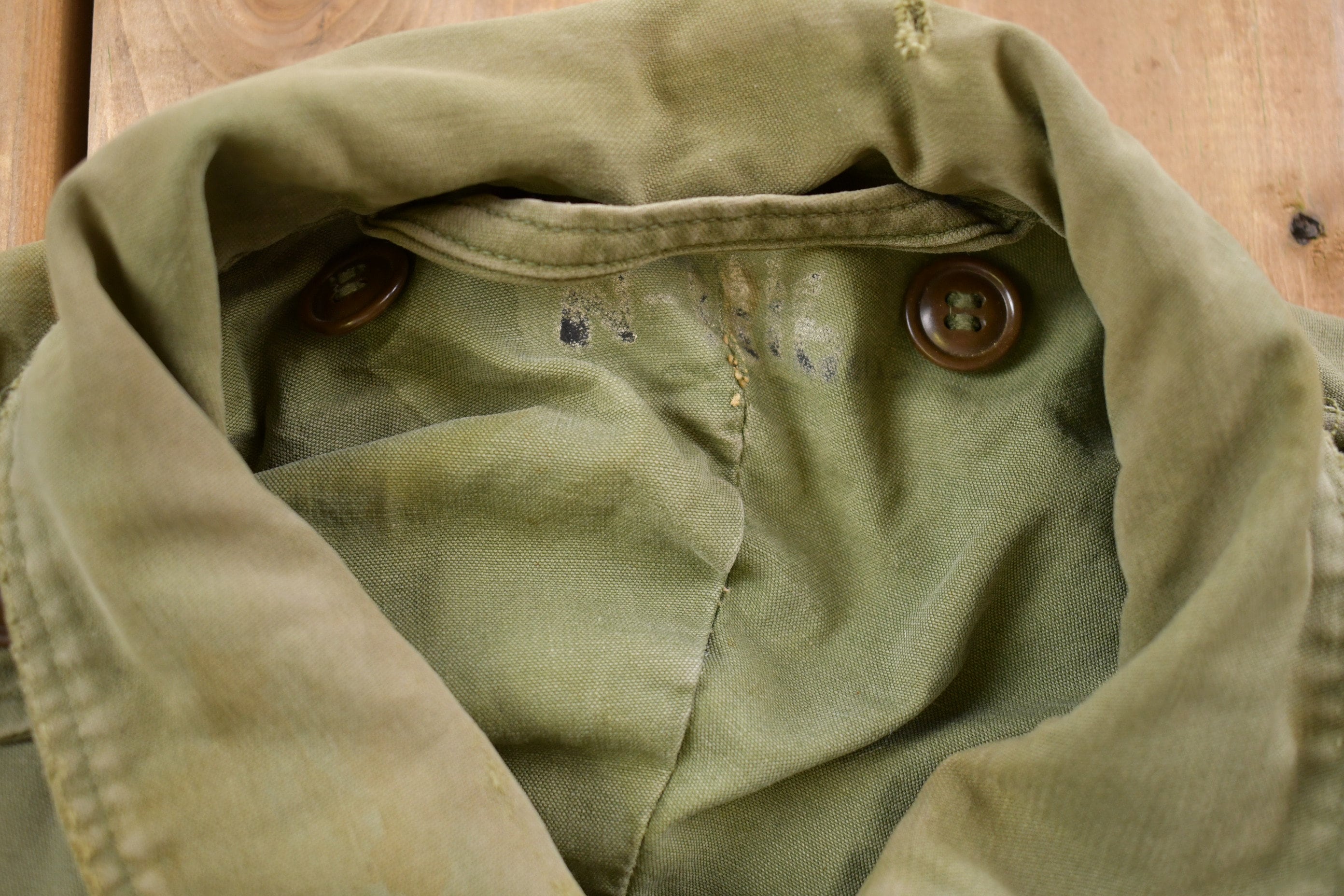 Vintage 1980s Army Military Field Jacket