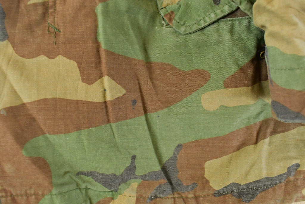 Vintage 1980s Military Camo Jacket Men's Small Short