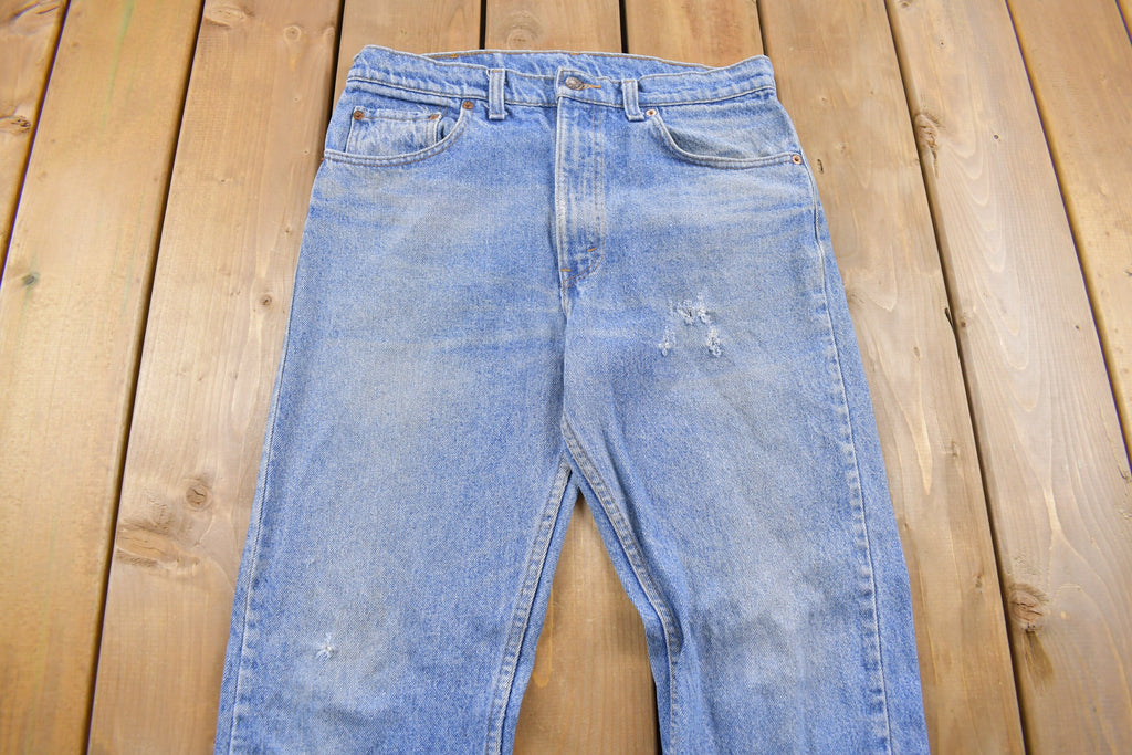 Vintage 1990s Levi's 505 Red Tab Jeans Size 32 x 34