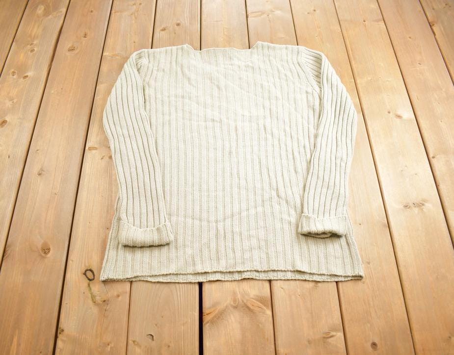 Vintage 1990s American Flag Simply The Best Knit Crewneck Sweater