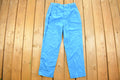 Vintage 1990's Blue EHL No Wrinkle Cotton Pleated Pants 30-32 x 28