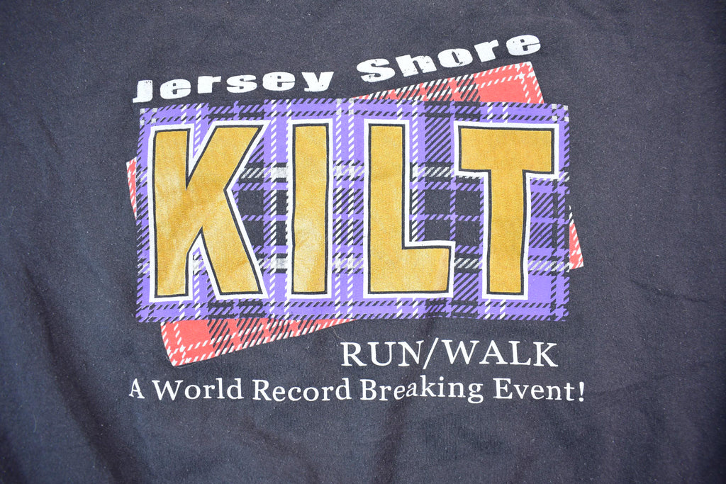 Vintage 1990s Jersey Shore Kilt Crewneck Sweatshirt