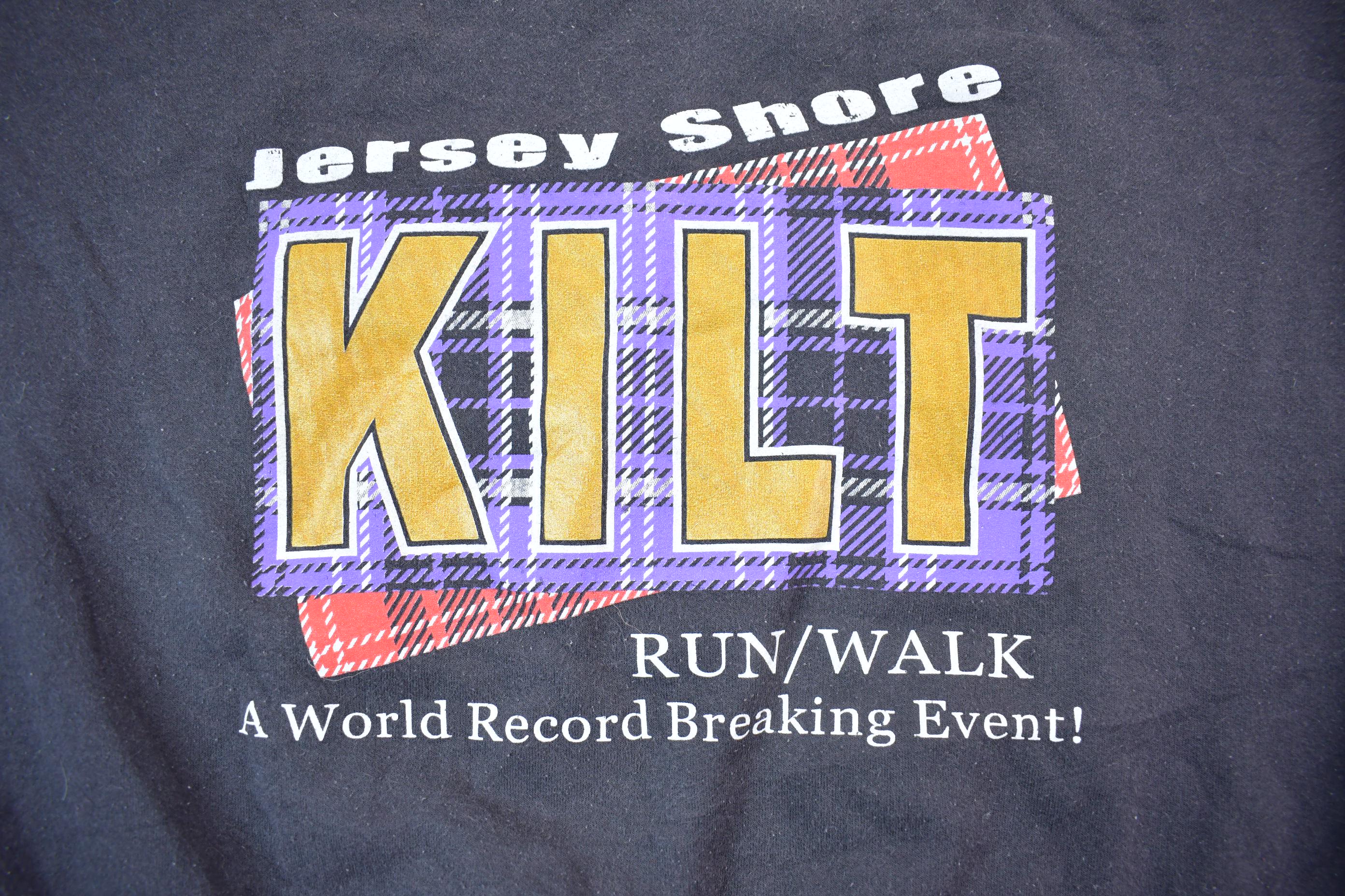 Vintage 1990s Jersey Shore Kilt Crewneck Sweatshirt