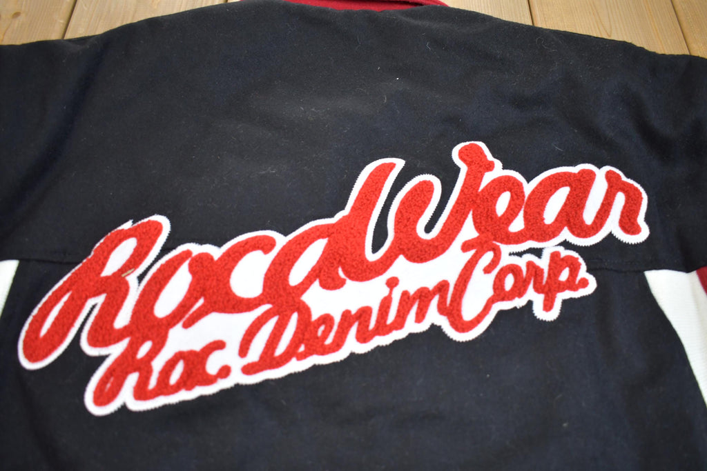 Vintage 1999 Deadstock ROCAWEAR Button Up Embroidered Jacket