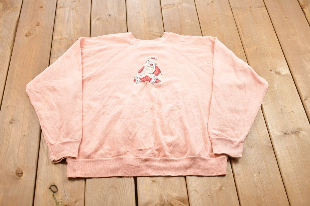Vintage 1990s Bunny Rabbit Crewneck Sweater