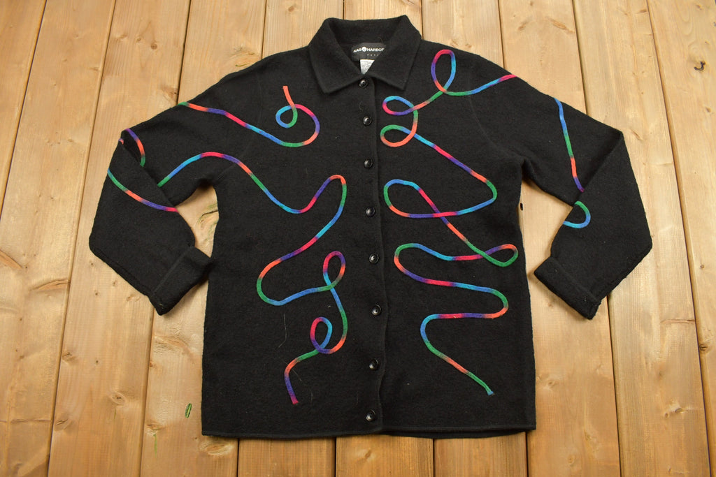 Vintage 1990s Sag Harbor Button Up Sweatshirt