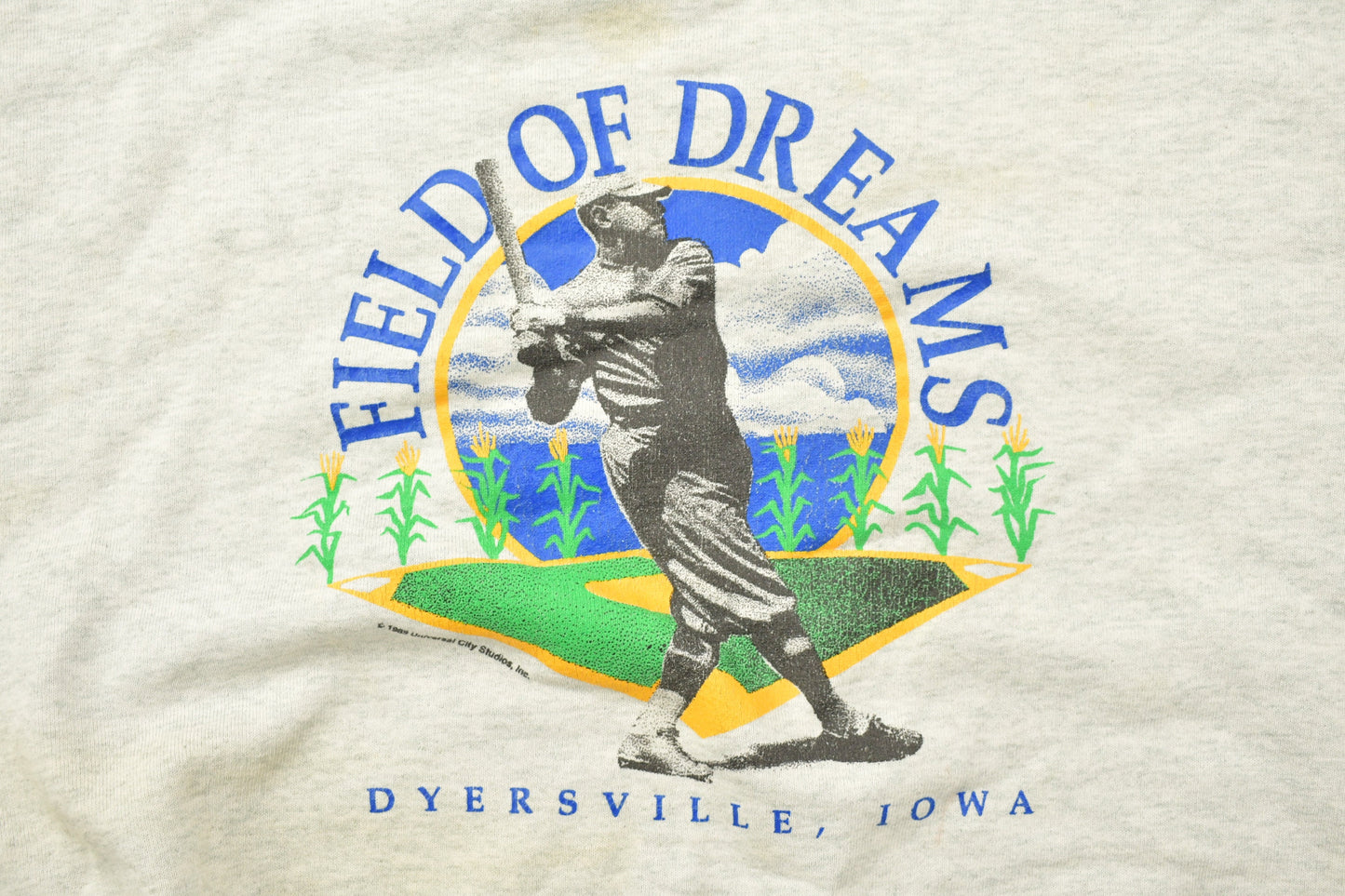 Vintage 1980s Field Of Dreams Dyersville Iowa Crewneck Sweatshirt / 90s Crewneck / Souvenir Sweater / Baseball Iowa / Travel And Vacation