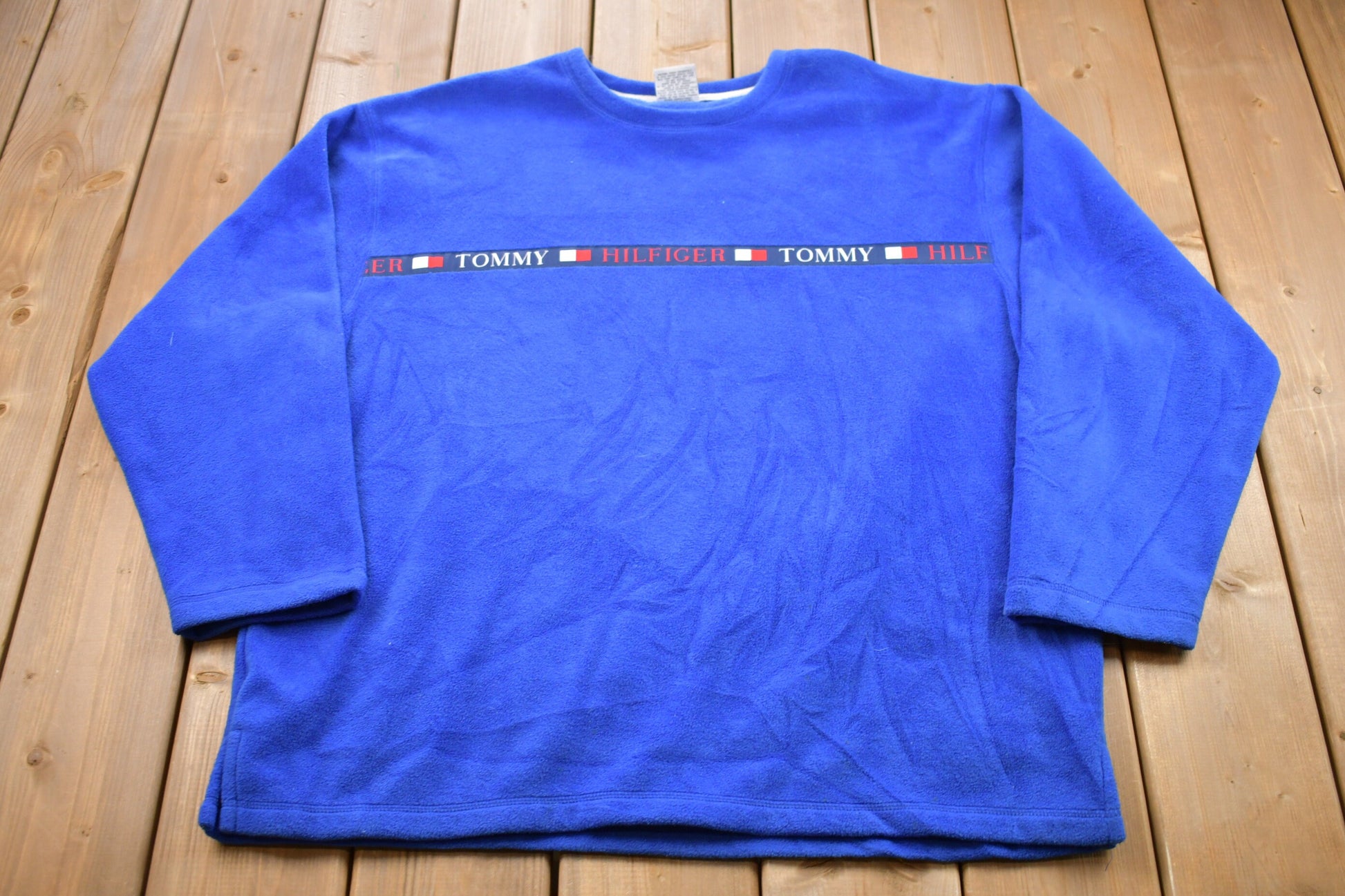 Vintage 1990s Tommy Hilfiger Jeans Fleece Sweater