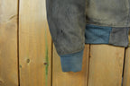 Vintage 1960s CRAFT Sportwear Suede Leather Bomber Jacket  Distressed Leather  Made In Canada  True Vintage