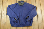 Vintage 1990s Polo By Ralph Lauren Light Collared Full Zip Plaid Lined Jacket