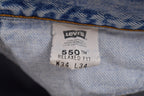 Vintage 1990s Levi's 550 Red Tab Denim Jeans Size 30 x 31