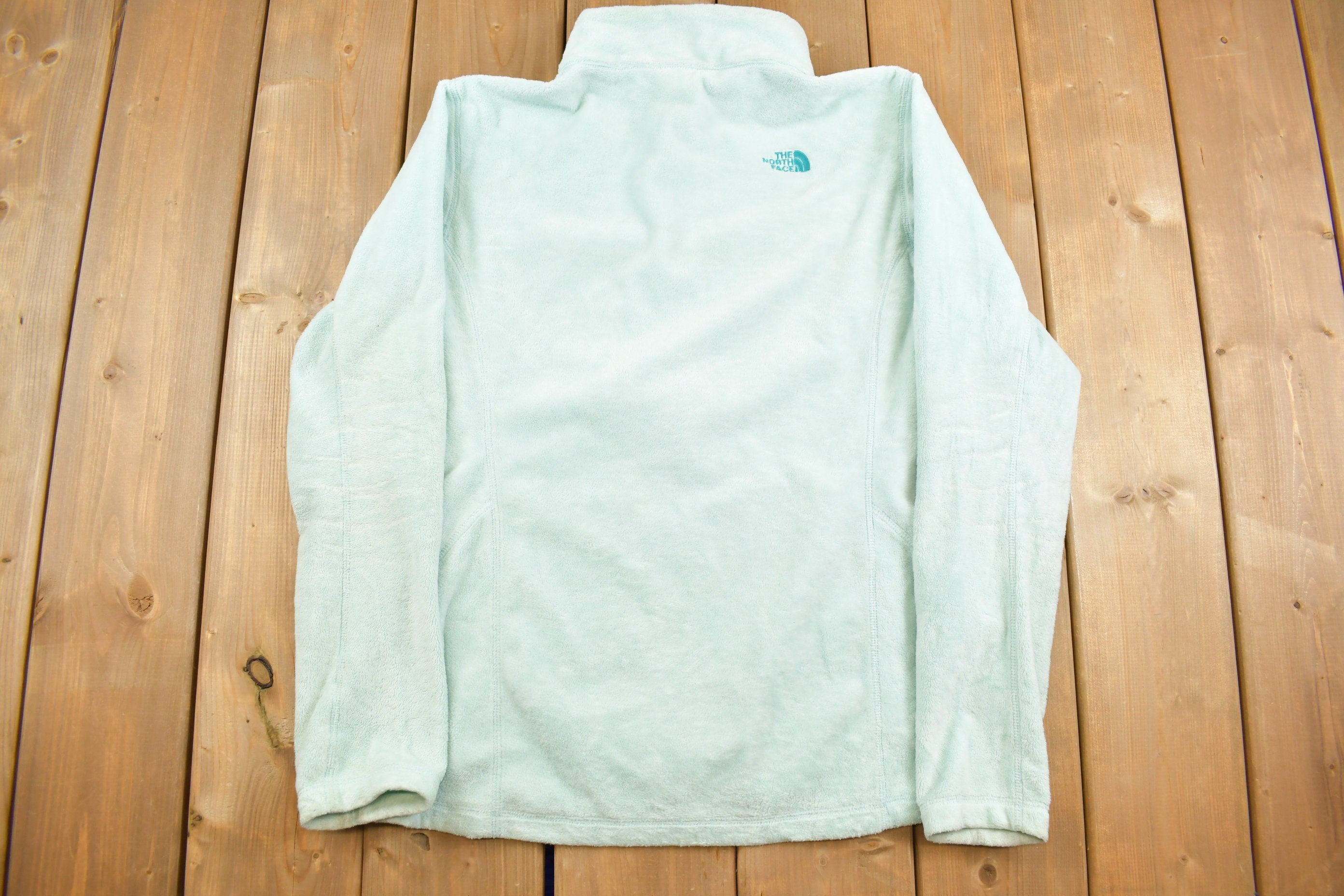 Vintage 1990s Blue The North Face Womens Fleece Sweater