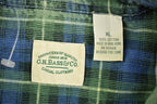Vintage 1990s G. H. Bass & Co Plaid Flannel Button Up Shirt