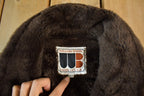 Vintage 1970s William Barry Fur Lined Jacket Men's Medium